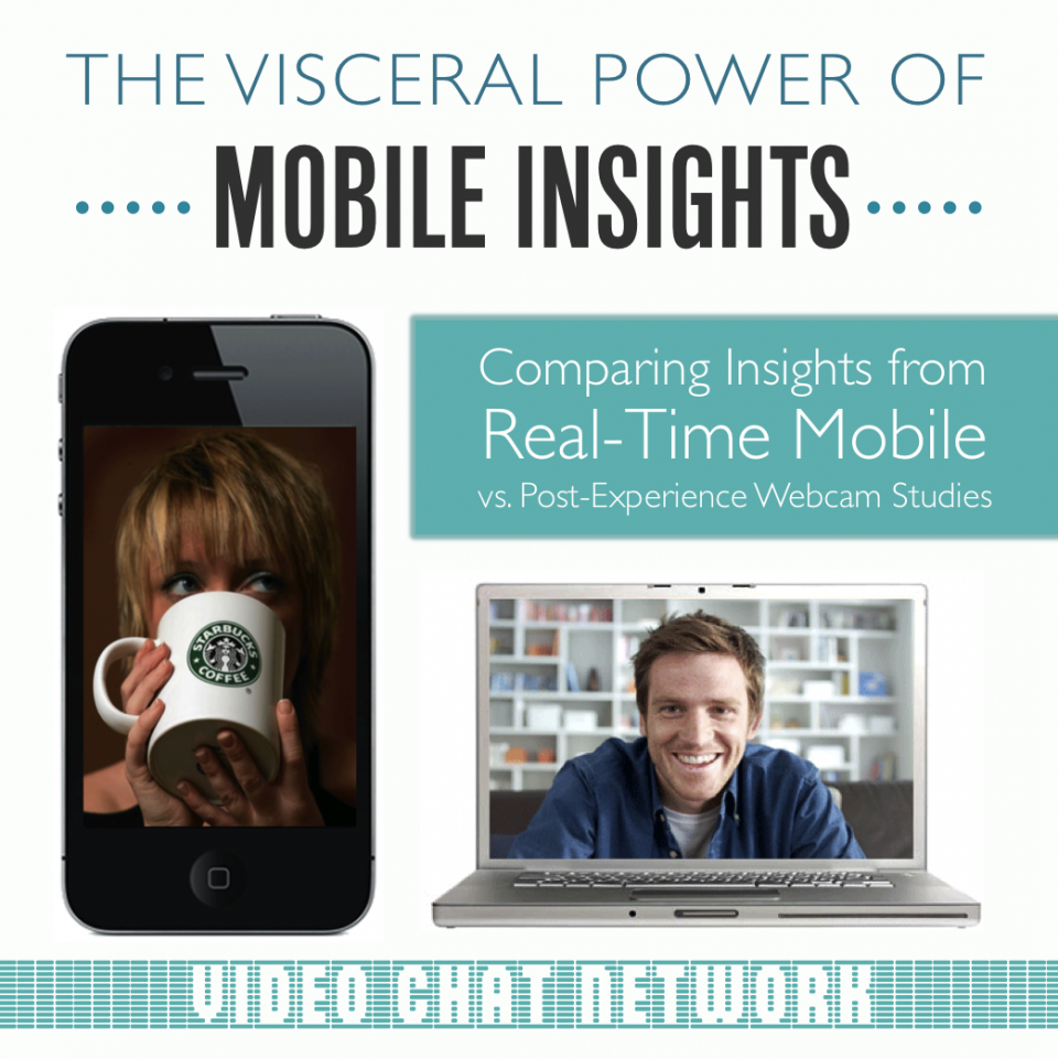 The Visceral Power of Mobile Insights: Comparing Insights from Real-Time Mobile vs. Post-Experience Webcam Studies